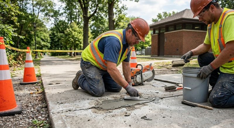 Our team working on Concrete Installation projects in Sanford, FL