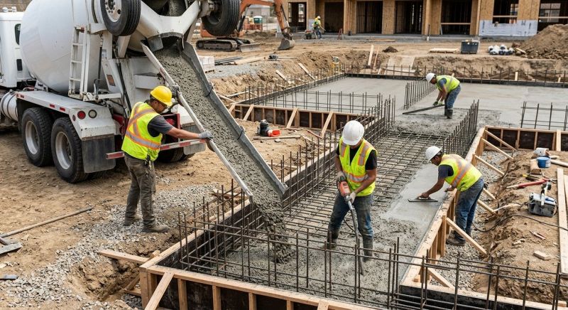 Foundation Wall Pouring in De Leon Springs, FL