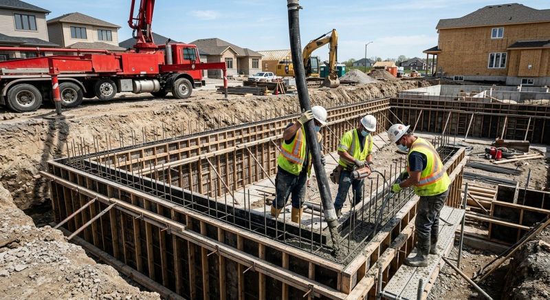 Foundation Wall Pouring in Orange City, FL